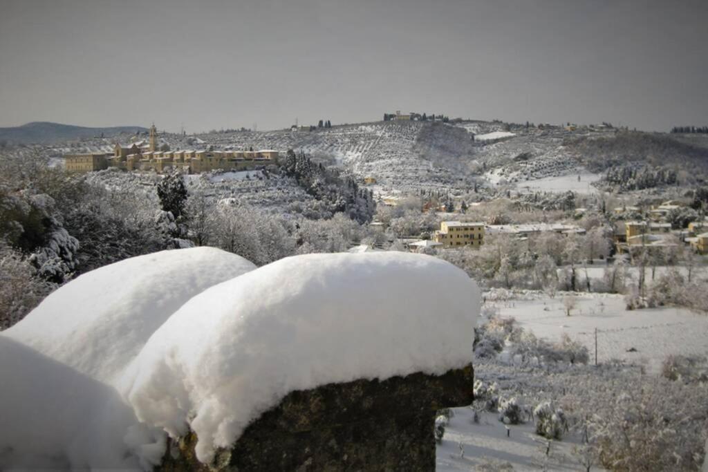 Ferienwohnung Casa La Torre Un Castello Alle Porte Di Firenze Exterior foto